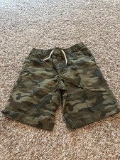 GAP Kids Boys Camouflage Elastic Waist Shorts Large