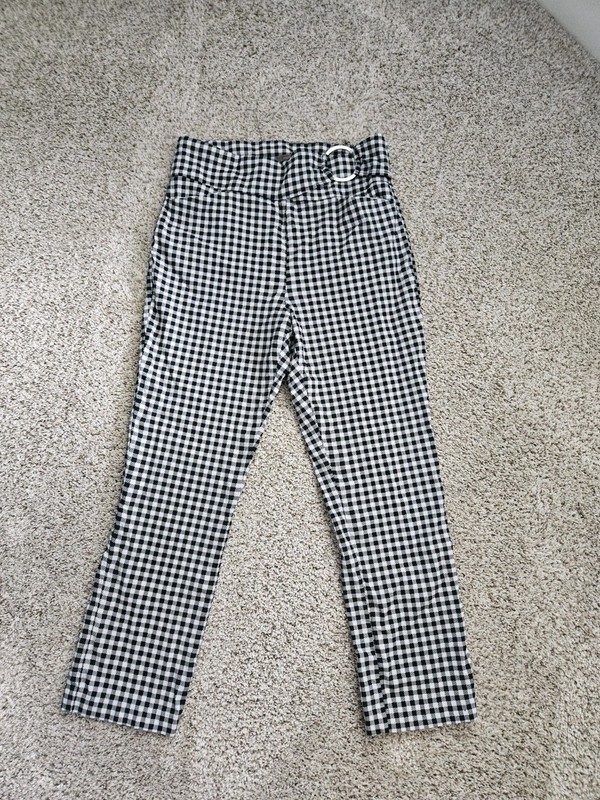 Womens Maurices Plaid Capri Pants