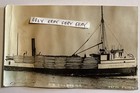 1882 A.R. COLBORN GREAT LAKES STEAM SHIP LUMBER BARGE MARINE TRANSIT CO. PHOTO — photo 1