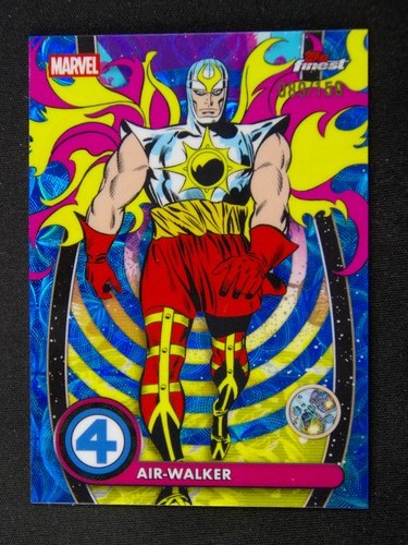 2026 Topps Finest Fantastic Four Marvel Air-Walker Negative Zone Blue /150