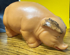 DDR Sparschwein / Sau 70er Jahre Sparbüchse, Spardose Hartplastik, Kunststoff