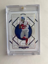 2020 Panini National Treasures - Saquon Barkley #74 Gold /35