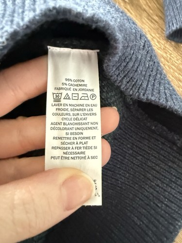 LL Bean Herren Wicked Soft Cotton Cashmere Pullover Rundhals grün kariert XXL Tall - Bild 5 von 7
