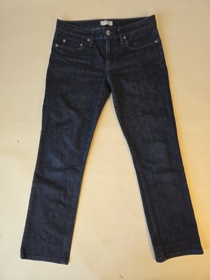 Helmut Lang Women s Slim Straight Jeans Black Size 29 Actual 31x27.5 Low Rise