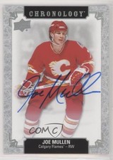 2018 Upper Deck Chronology Franchise History Joe Mullen #FH-CA-JM Auto HOF 00b6
