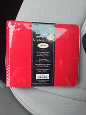 THE PAPER STUDIO MEMORY Album 6"X6"-Red Cloth - 20 Pages - Expandable - New