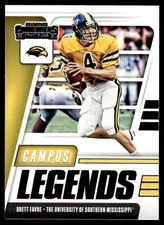 2021 Panini Contenders Draft Picks Campus Legends Brett Favre Southern Miss