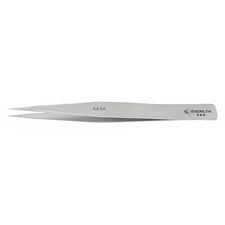 Excelta Tweezer,Fine,5 in. L,SS,1/64 in. Tip AA-SA Stainless Steel Stainless