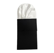 Cotim Coyin Prefolded Suit Pocket Squares Solid Color Handkerchief Men Women