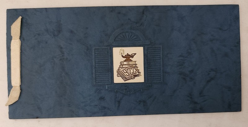1922 antique MACONSLA GRADED SCHOOL maconsla va INVITATION COMMENCEMENT tho cody