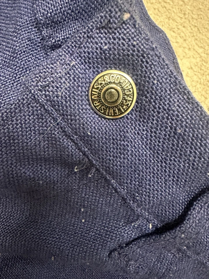 Pantalones acampanados vintage años 70 Levi’s For Me azul Big E talla 26 X 29 hechos en EE. UU. Foto 3 de 4