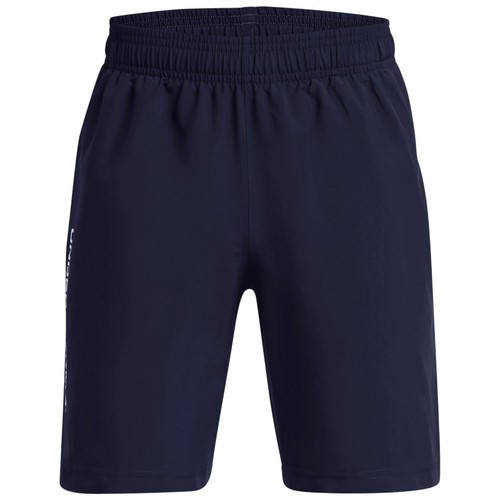 Under Armour Junior Shorts Kids Boys Tech Wordmark Shorts Lightweight Woven - Picture 7 of 9