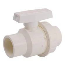 1-1/2-in SLIP x 1-1/2-in SLIP PVC Single Union Ball Valve
