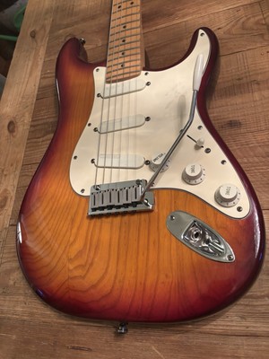 1993 Fender Strat Plus Sunburst On ASH Lace Sensors Wilkinson TBX Schallers