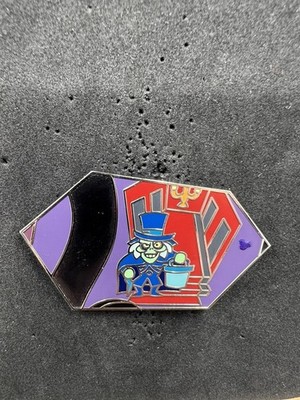 Disney Haunted Mansion Hatbox Ghost Pin LE WDW Map Puzzle Mystery Disney Pin (J)