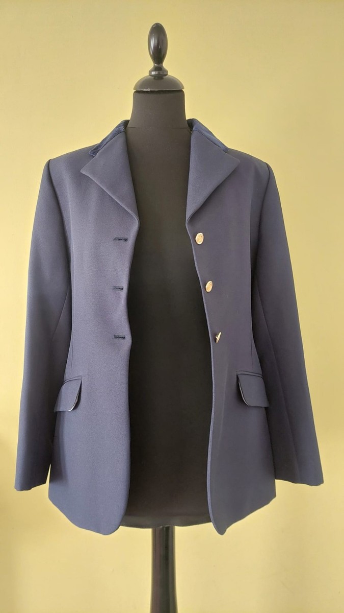Veste Spectacle équestre SaddleCraft – Bleu – Taille 36 Femme – Fortuna