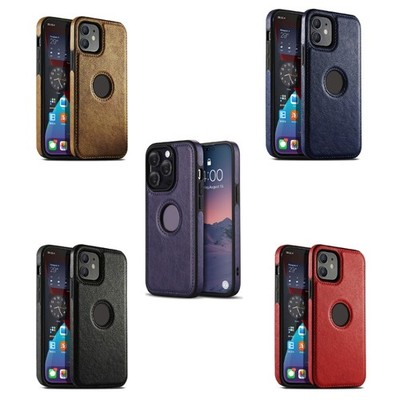 Scratch Resistant Case for Phone 15 Pro Leather Bumper Shell Shockproof Sleeve