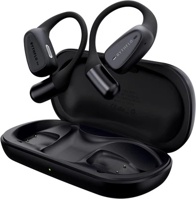 Rythflo Open Ear Bluetooth 5.4 Headphones Wireless Earbuds IPX7 Sport Gym