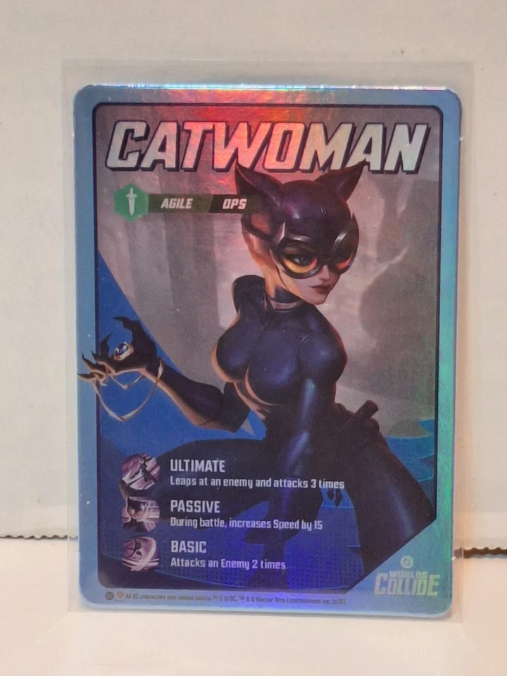 2025 SDCC DC WORLDS COLLIDE:TCG PROMO 3 CARD LOT LEX LUTHOR/CATWOMAN/CONSTANTINE - Image 3 of 4