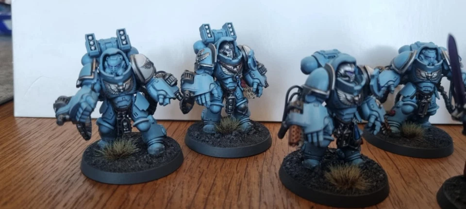 Space Marines  Aggressors X6  & Captain Warhammer 40k Blood angels Succesor - Image 3 of 4