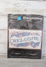 Vintage-New-Charmin-Chainstitching - Welcome 2978 35-9 Ann Benson Banner Floral