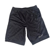 Nike Youth Boys Black Athletic Dri-fit Shorts With Breathable Mesh Size Xl