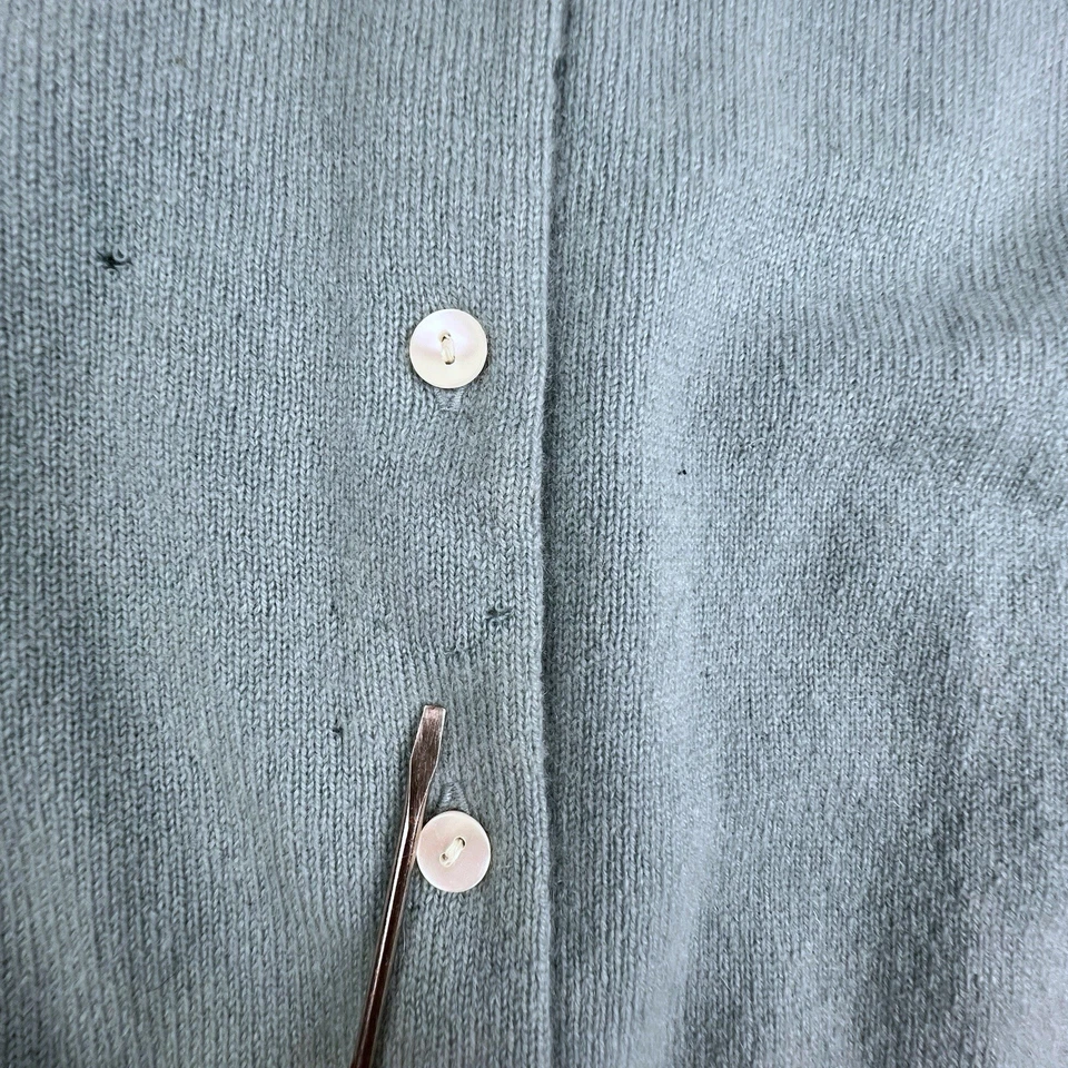 Cárdigan suéter Valerie Stevens separates 100 % cachemir para mujer M carrera oficina Foto 4 de 4