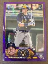 BRICE TURANG 2023 Topps Chrome Logofractor #170 Purple Refractor /250 Rookie RC