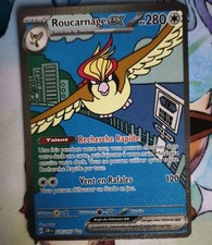 Carte Pokémon Roucarnage ex 225/197 Alt EV03 Flammes Obsidiennes Fr