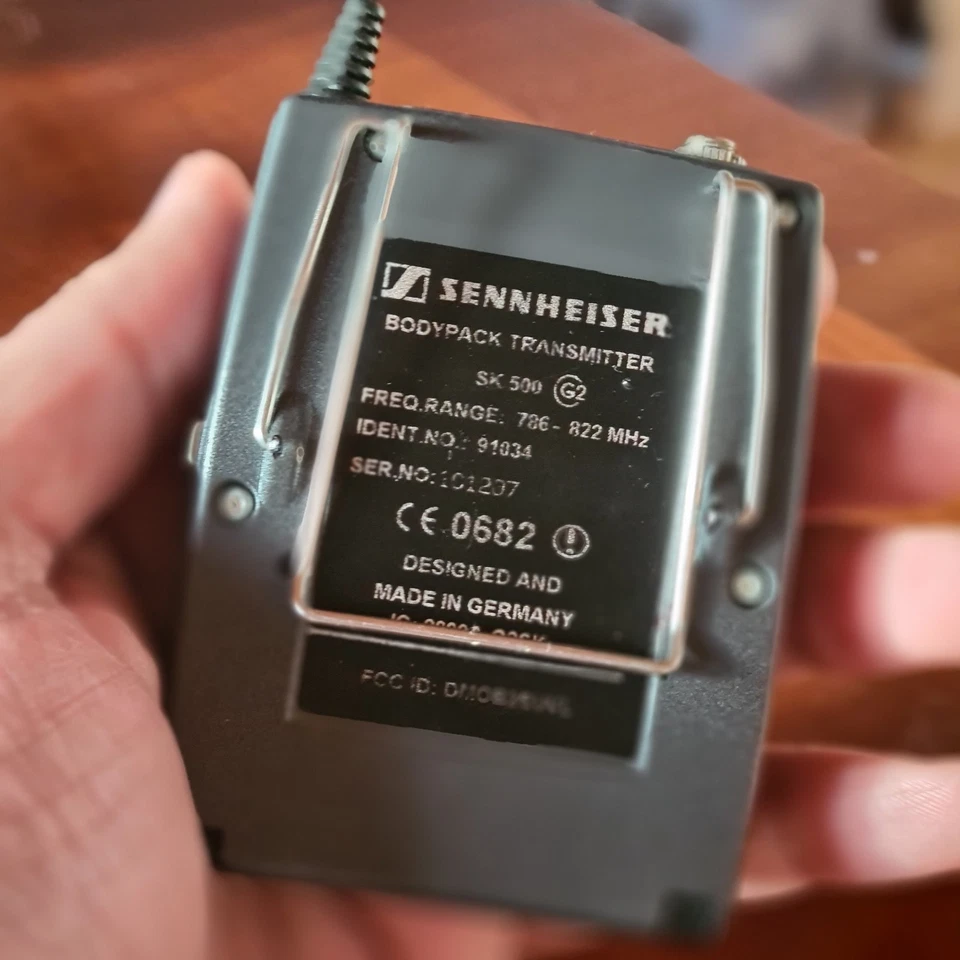 Sennheiser Sk500 G2 Bodypack Transmitter Freq:786-822 MHz - Bild 3 von 4