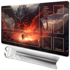 MTG Play Mat with Non Slip Back Print, Ideal for Fans of Card Players...