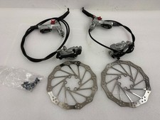 Avid Juicy Hydraulic Disc Brake Set Front Rear 160mm Rotors Silver