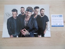 Beartooth band autographs signed 20x28 cm photo ACOA