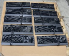 Lot of 10 Lenovo 00XH688 USB Wired Keyboard SEE NOTES