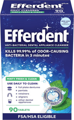 Denture Cleaner Tablets   Dental Appliances, Aligners, Mouth Guard, and Retainer