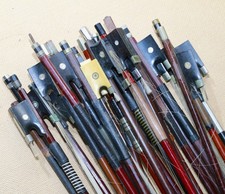 old violin viola bow for parts repair / restorable condition