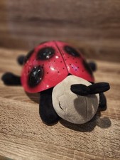 Cloud B Ladybug Twilight Projector Darker Red Black Plush Shell Nightlight Stars