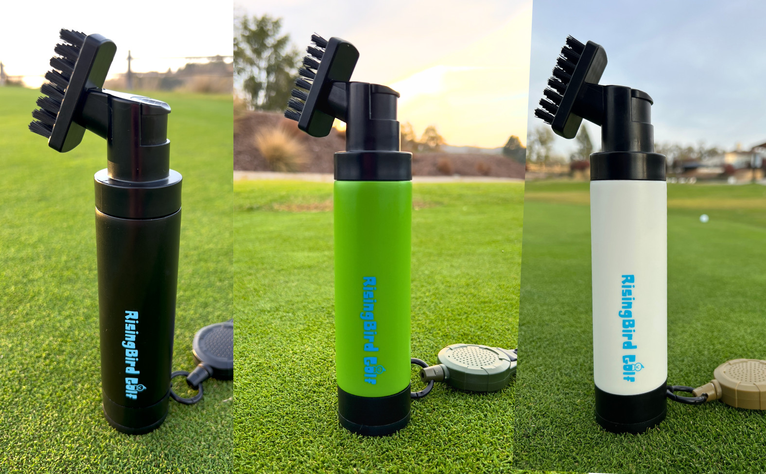 Premium Golf Club Brush / Steel Wire / Groove Cleaner Cleaning Tool With Spray