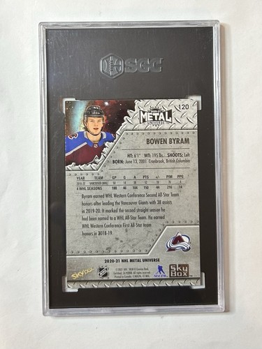 2020-21 Skybox Metal Universe - Rookies Bowen Byram #120 (RC) for sale ...