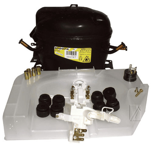 Compresseur R600 Whirlpool HY12AF67 de haute fiabilité, pièce 481236058114