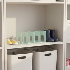 Children's Shoe Rack Transparent Household Storage Space-Saving for Entryway