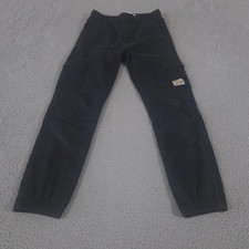 Levi's Pants Kids Size Large Black Cargo Jogger Cotton Stretch Utility Trousers