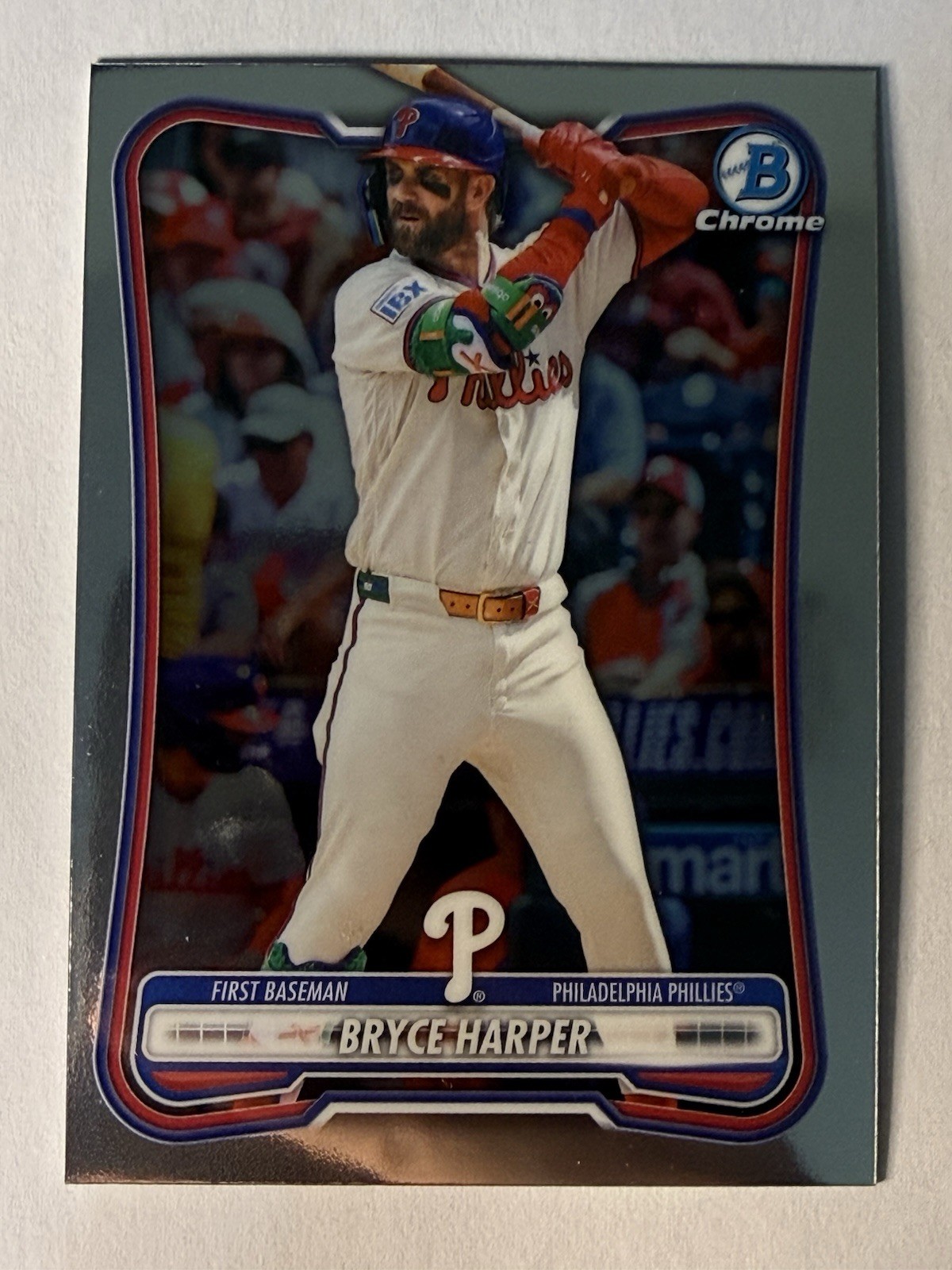 Topps Bowman Chrome 2026 Bryce Harper Phillies Refractor #63