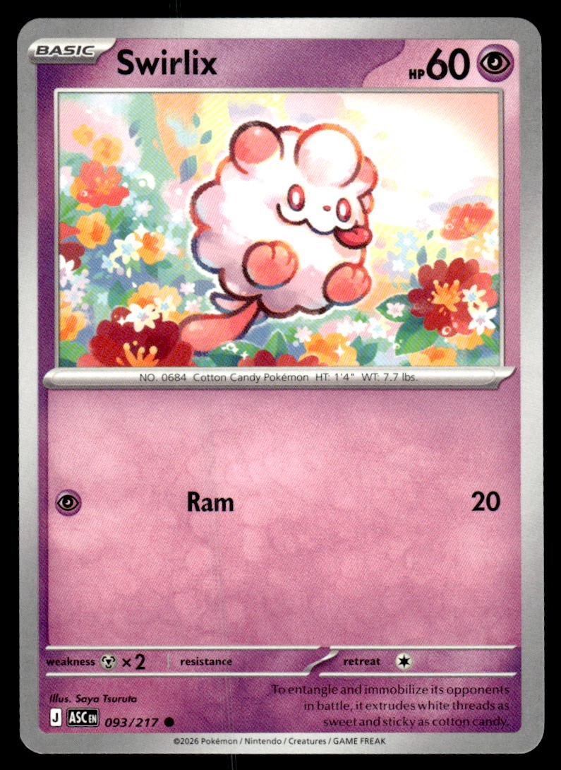 Swirlix 093/217 - Ascended Heroes - Common NM