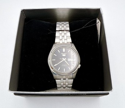 SEIKO 5 Automatic Watch 7S26-01V0 21 JEWELS Black Dial from Japan