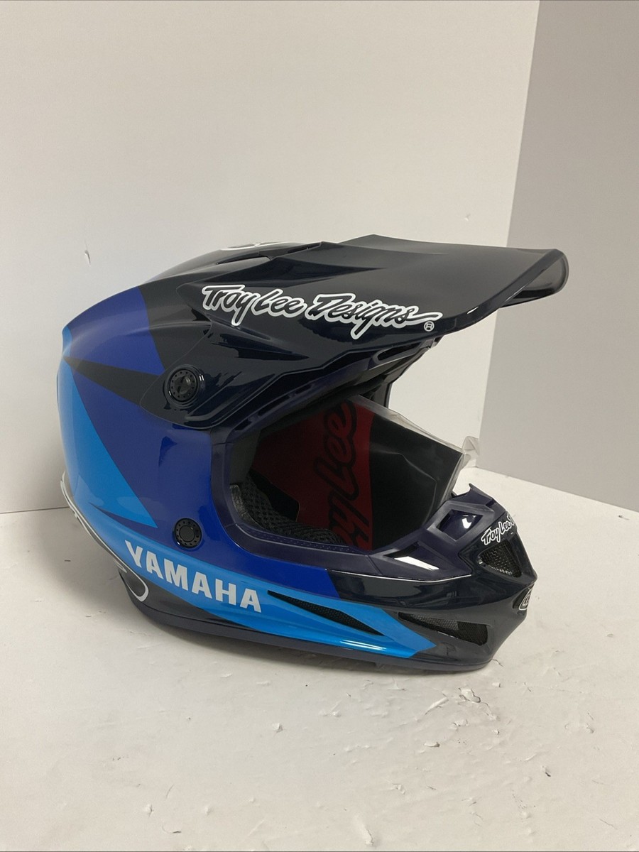 Troy Lee SE4 Composite Yamaha L4 Helmet Navy/Blue/Black - Small | eBay