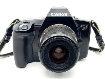 Canon EOS 650 + Canon 35-80mm f/4-5.6 Kit Set Analog SLR 35mm Kamera Objektiv