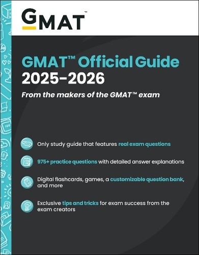 GMAT Official Guide 2025 - 2026 by  GMAC (Graduate Management... - 9781394333868