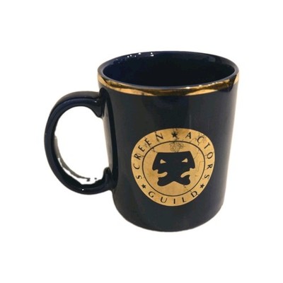 Screen Actors Guild (SAG) Vintage Coffee Mug Navy Blue & Gold 12 oz