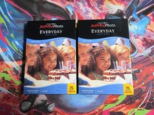 New Jet Print Everyday Photo Paper 4"x 6" Soft Gloss 75 Sheets 2 Pack Lot